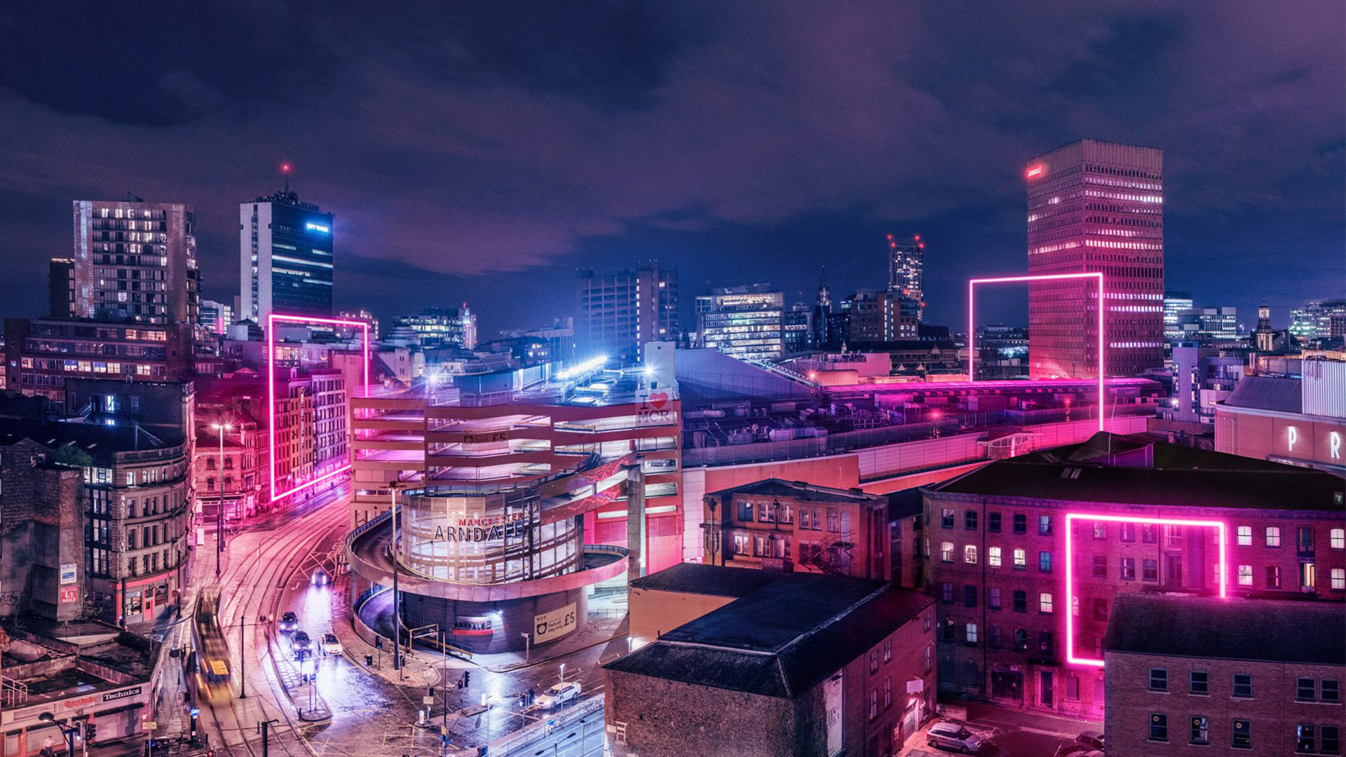 The City Neon by Andrew Brooks for Design Manchester